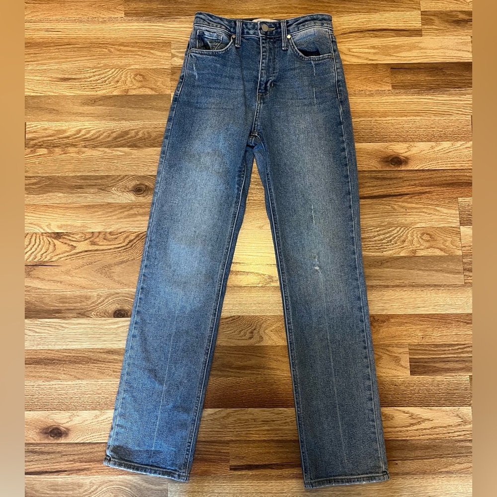 Just Black Denim Straight Leg Medium Wash Jeans